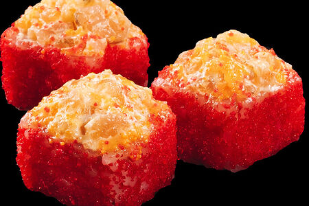 Калифорния, запеченная с креветкой