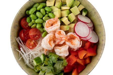 Поке с креветками