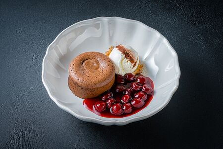 Горячий шоколадный фондан