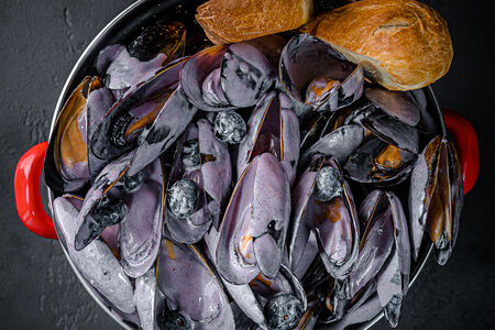 Мидии Черника-шевр