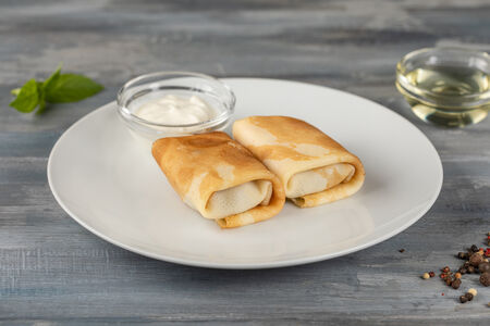 Блинчики с мясом