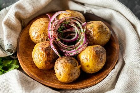 Картошка на мангале