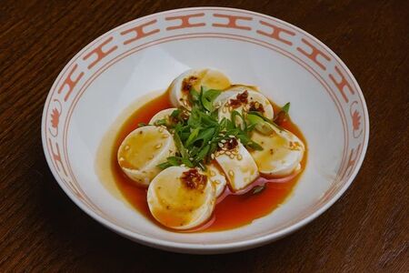 Холодный тофу с чили