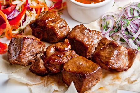 Шашлык из cвинoй шеи