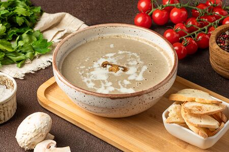 Крем-суп грибной