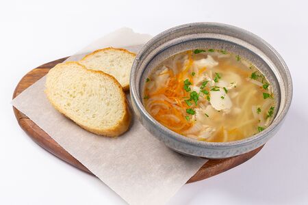 Куриный суп с вермишелью