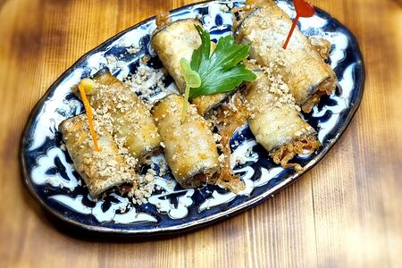 Баклажаны с помидорами