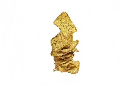 Бездрожжевые чипсы с куркумой