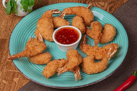 Креветки темпура