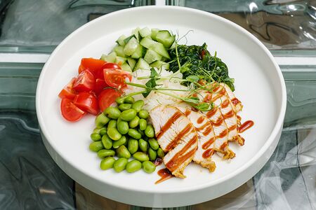 Поке с курицей