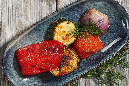 Овощной шашлык