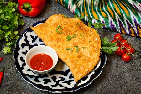 Чебурек с говядиной