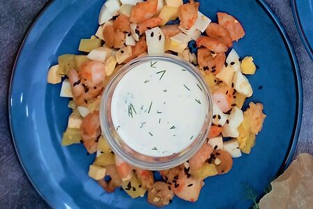 Салат Коктейль с креветками