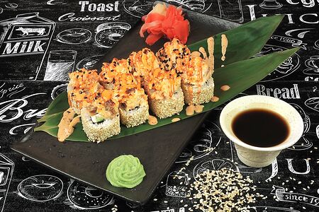 Шеф ролл с креветкой