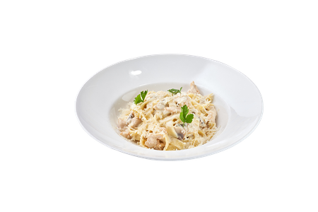 Фетучини с курицей