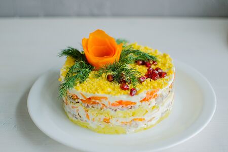 Салат мимоза