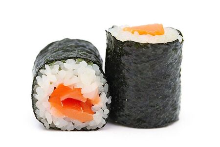 Мини-ролл с лососем