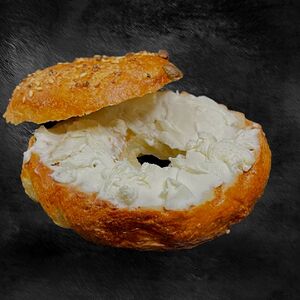 Սերուցքային պանրով բեյգլ