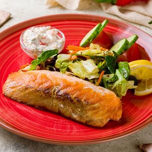 Стейк лосося