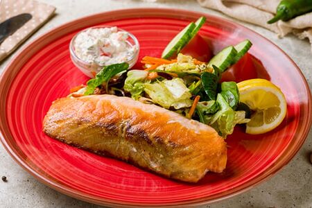 Стейк лосося