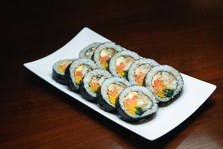 Кимпаб с палтусом