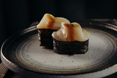 Суши гребешок