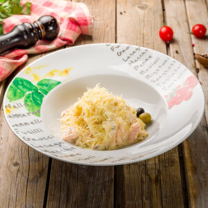 Феттуччине с семгой