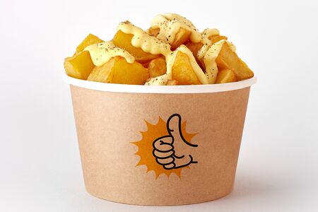 Картофель пататас под соусом айоли