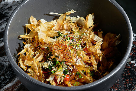 Якиудон с курицей