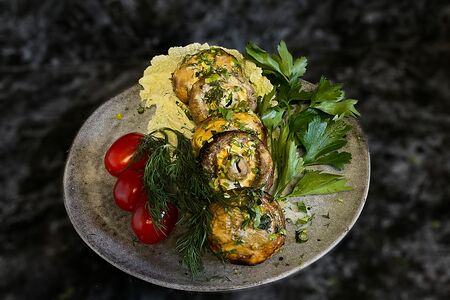 Шампиньоны на углях