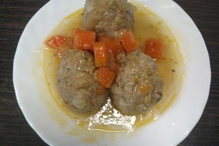 Тефтели Ежики на пару