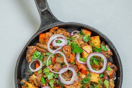 Чашушули с абхазской аджикой