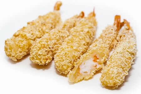 Тигровые креветки темпура