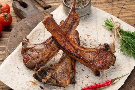 Шашлык из бараньей корейки