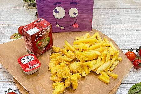 Сундук вождя с куриным попкорном