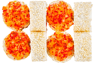 Запеченный с креветкой