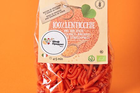 Макаронные изделия из муки красной чечевицы Dalla Costa Био