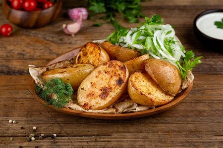 Картофель на мангале