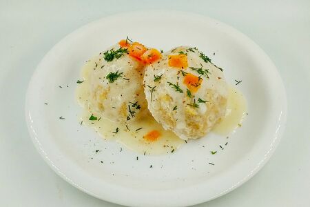 Тефтеля куриная в сливочном соусе
