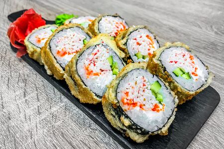 Темпура ролл с крабом