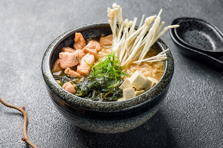 Мисо-суп с лососем