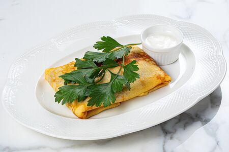 Блин с мясом