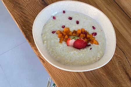 Пшенная каша с тыквой на топлёном молоке