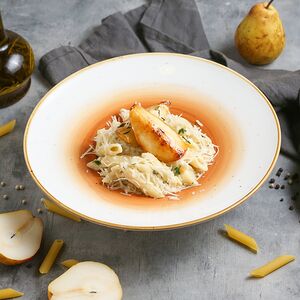 Պենե տանձով և գորգոնզոլայով