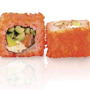 Ролл Калифорния с лососем