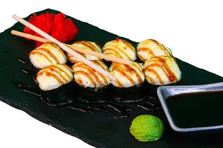 Запеченный курица ролл