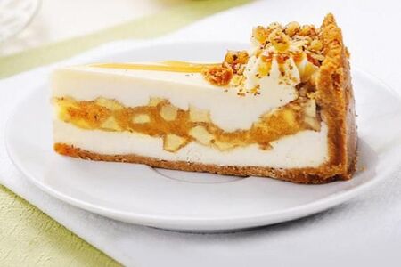 Чизкейк Яблочно-карамельный