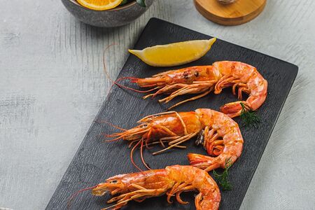 Лангустины на гриле