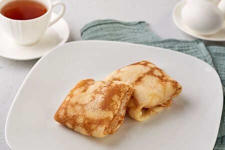 Блинчик с ветчиной и сыром