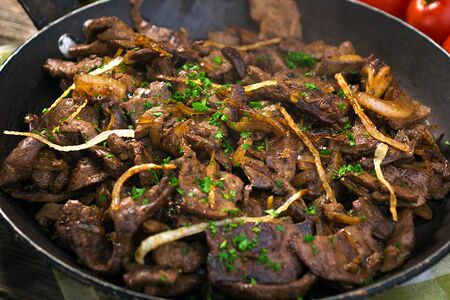 Печень говяжья